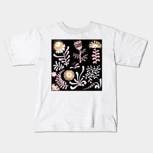 Elegance Seamless pattern with flowers Kids T-Shirt